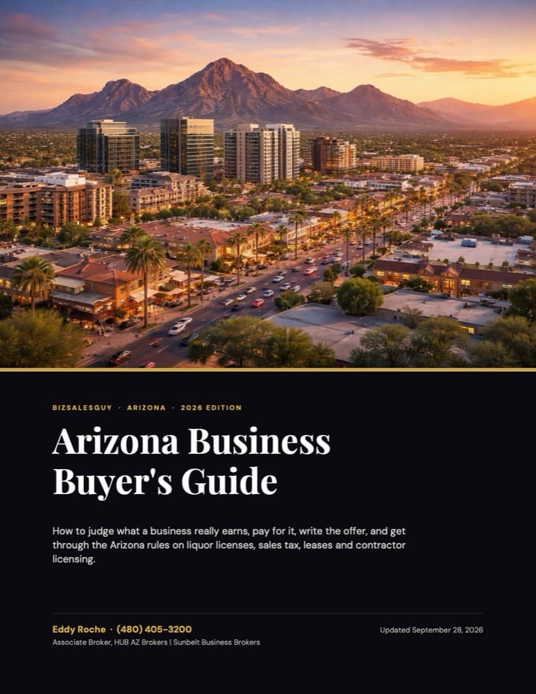 Cover of the Arizona Business Buyer's Guide