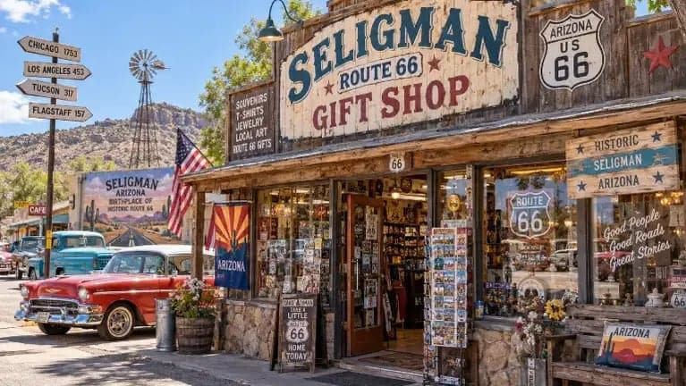 Seligman Route 66 Gift Shop, Café & Pub — $355K Inventory Included — Seligman, AZ