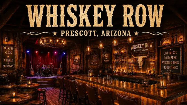 Iconic Whiskey Row Bar with Series 6 Liquor License — Prescott, AZ